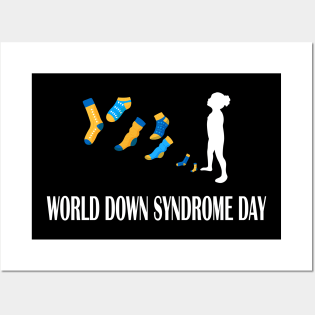 world down syndrome day Wall Art by YOUNESS98